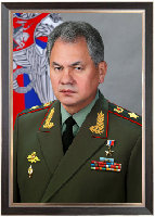 Портрет Шойгу С. К. 35х50 см, рама под орех Портрет Шойгу С. К. 35х50 см, рама под орех