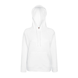 Толстовка женская "LIGHTWEIGHT", белый_XS, 80% хлопок, 20% полиэстер, 240 г/м2
