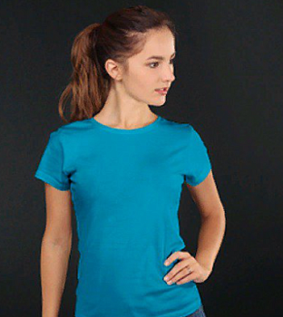 Футболка Степ женская однотонная