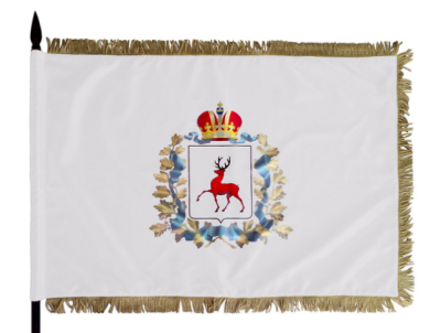 Знамя Нижегородской области печатное 100х150 см