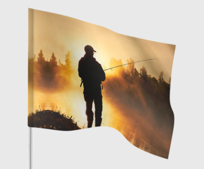 Флаг Рыбак 100х150 см